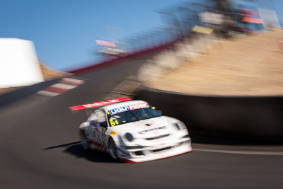 51;51;9-February-2014;Andrew-MacPherson;Australia;Bathurst;Bathurst-12-Hour;Ben-Porter;Garth-Walden;IMAKKWIKMIT;NSW;New-South-Wales;Porsche-911-GT3-Cup-S;auto;endurance;motion-blur;motorsport;racing;telephoto