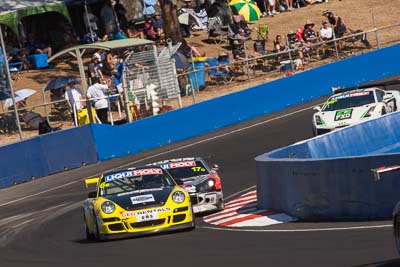 6;6;9-February-2014;Australia;Bathurst;Bathurst-12-Hour;Garth-Duffy;Michael-Hector;NSW;New-South-Wales;Porsche-997-GT3-Cup;Richard-Gartner;SAFE‒T‒STOP;Stewart-Kostera;auto;endurance;motorsport;racing;super-telephoto