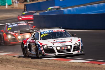 25;25;9-February-2014;Audi-R8-LMS-Ultra;Australia;Bathurst;Bathurst-12-Hour;Eric-Lux;Mark-Patterson;Markus-Winkelhock;NSW;New-South-Wales;Topshot;United-Autosports;auto;endurance;motorsport;racing;super-telephoto