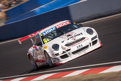 51;51;9-February-2014;Andrew-MacPherson;Australia;Bathurst;Bathurst-12-Hour;Ben-Porter;Garth-Walden;IMAKKWIKMIT;NSW;New-South-Wales;Porsche-911-GT3-Cup-S;auto;endurance;motorsport;racing;super-telephoto