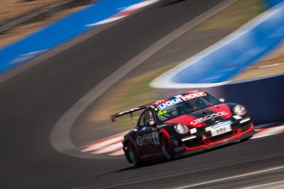 4;4;9-February-2014;Australia;Bathurst;Bathurst-12-Hour;Ben-Barker;Earl-Bamber;Grove-Motorsport;NSW;New-South-Wales;Porsche-997-GT3-Cup;Stephen-Grove;auto;endurance;motion-blur;motorsport;racing;super-telephoto