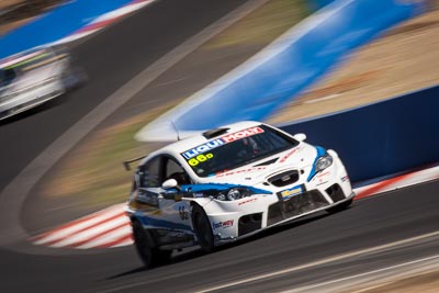 66;9-February-2014;Australia;Bathurst;Bathurst-12-Hour;Danny-Stutterd;Guy-Stewart;Michael-Driver;Motorsport-Services;NSW;New-South-Wales;Seat-Leon-Supercopa;auto;endurance;motion-blur;motorsport;racing;super-telephoto