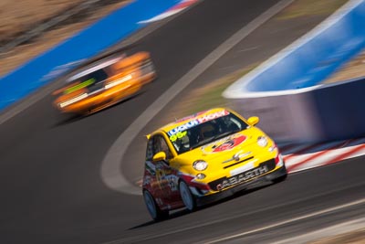 95;9-February-2014;Australia;Bathurst;Bathurst-12-Hour;Clyde-Campbell;Fiat-Abarth-500;Fiat-Abarth-Motorsport;Joshua-Dowling;NSW;New-South-Wales;Paul-Stokell;Toby-Hagon;auto;endurance;motion-blur;motorsport;racing;super-telephoto