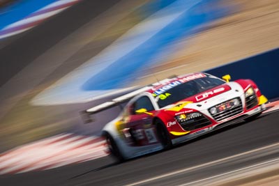 3;3;9-February-2014;Audi-R8-LMS-Ultra;Australia;Bathurst;Bathurst-12-Hour;Laurens-Vanthoor;NSW;New-South-Wales;Phoenix-Racing;Rahel-Frey;Rene-Rast;René-Rast;auto;endurance;motion-blur;motorsport;racing;super-telephoto