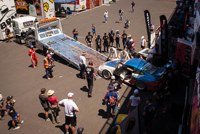 45;28mm;45;9-February-2014;Australia;Barton-Mawer;Bathurst;Bathurst-12-Hour;Duvashen-Padayachee;NSW;New-South-Wales;Porsche-997-GT3-Cup;Rencorp-Hyundai-Forklifts;Richard-Muscat;Topshot;auto;endurance;motorsport;racing