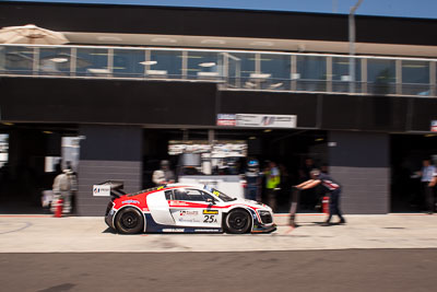 25;25;28mm;9-February-2014;Audi-R8-LMS-Ultra;Australia;Bathurst;Bathurst-12-Hour;Eric-Lux;Mark-Patterson;Markus-Winkelhock;NSW;New-South-Wales;United-Autosports;auto;endurance;motion-blur;motorsport;racing