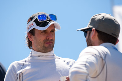 9-February-2014;Australia;Bathurst;Bathurst-12-Hour;Markus-Winkelhock;NSW;New-South-Wales;United-Autosports;atmosphere;auto;endurance;motorsport;paddock;portrait;racing;telephoto