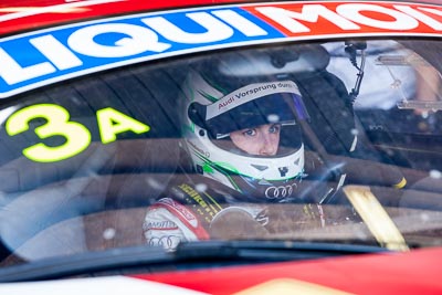 9-February-2014;Australia;Bathurst;Bathurst-12-Hour;NSW;New-South-Wales;Phoenix-Racing;Rahel-Frey;atmosphere;auto;endurance;garage;in‒car;motorsport;portrait;racing;telephoto