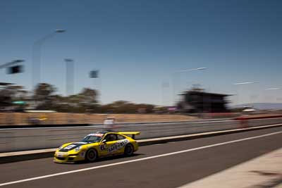 6;28mm;6;9-February-2014;Australia;Bathurst;Bathurst-12-Hour;Garth-Duffy;Michael-Hector;NSW;New-South-Wales;Porsche-997-GT3-Cup;Richard-Gartner;SAFE‒T‒STOP;Stewart-Kostera;auto;endurance;motion-blur;motorsport;racing;sky