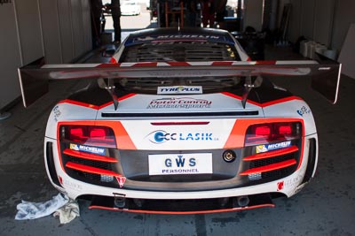 14;14;28mm;9-February-2014;Audi-R8-LMS;Australia;Bathurst;Bathurst-12-Hour;Kevin-Gleason;NSW;New-South-Wales;Oliver-Gavin;Richard-Meins;Rob-Huff;Rotek-Racing;auto;endurance;motorsport;racing