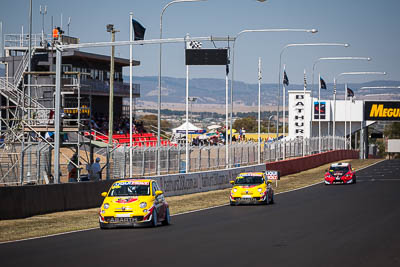 95;96;9-February-2014;Australia;Bathurst;Bathurst-12-Hour;Clyde-Campbell;Fiat-Abarth-500;Fiat-Abarth-Motorsport;Gregory-Hede;Joshua-Dowling;Luke-Youlden;Mike-Sinclair;NSW;New-South-Wales;Paul-Gover;Paul-Stokell;Toby-Hagon;auto;endurance;motorsport;racing;telephoto