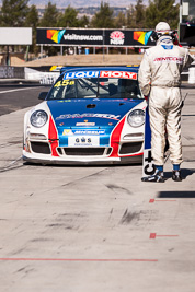 45;45;9-February-2014;Australia;Barton-Mawer;Bathurst;Bathurst-12-Hour;Duvashen-Padayachee;NSW;New-South-Wales;Porsche-997-GT3-Cup;Rencorp-Hyundai-Forklifts;Richard-Muscat;auto;endurance;motorsport;racing;telephoto