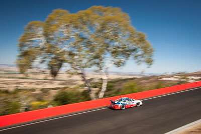 35;35;9-February-2014;Aaron-Zerefos;Andrew-Fisher;Australia;Bathurst;Bathurst-12-Hour;Indiran-Padayachee;NSW;New-South-Wales;Porsche-997-GT3-Cup;Ric-Shaw;SennheiserRentcorp-ForkliftsFiji-Water;auto;endurance;motion-blur;motorsport;racing;sky;wide-angle