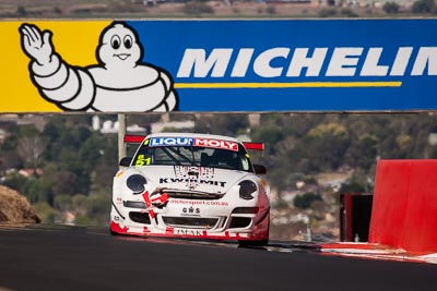 51;51;9-February-2014;Andrew-MacPherson;Australia;Bathurst;Bathurst-12-Hour;Ben-Porter;Garth-Walden;IMAKKWIKMIT;NSW;New-South-Wales;Porsche-911-GT3-Cup-S;auto;endurance;motorsport;racing;super-telephoto