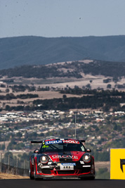 4;4;9-February-2014;Australia;Bathurst;Bathurst-12-Hour;Ben-Barker;Earl-Bamber;Grove-Motorsport;NSW;New-South-Wales;Porsche-997-GT3-Cup;Stephen-Grove;auto;endurance;motorsport;racing;super-telephoto