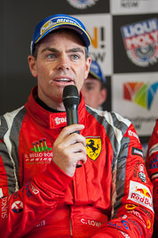 9-February-2014;Australia;Bathurst;Bathurst-12-Hour;Craig-Lowndes;Maranello-Motorsport;NSW;New-South-Wales;atmosphere;auto;endurance;interview;media-centre;motorsport;portrait;press-conference;racing;telephoto