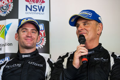 9-February-2014;Australia;Bathurst;Bathurst-12-Hour;Erebus-Motorsport;Erebus-Racing;Greg-Crick;NSW;New-South-Wales;atmosphere;auto;endurance;interview;media-centre;motorsport;portrait;press-conference;racing;telephoto