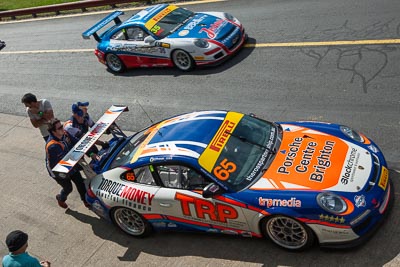 65;29-March-2014;65;Australia;Fraser-Ross;Porsche-911-GT3-Cup;Sandown-Raceway;Shannons-Nationals;Victoria;wide-angle