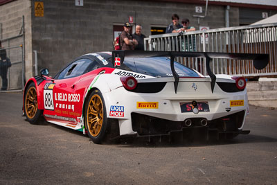 88;29-March-2014;88;AGT;Australia;Australian-GT-Championship;Ferrari-458-Italia-GT3;Grand-Tourer;IL-Bello-Rosso-Maranello-Motorsport;John-Bowe;Maranello-Motorsport;Peter-Edwards;Sandown-Raceway;Shannons-Nationals;Victoria;atmosphere;telephoto