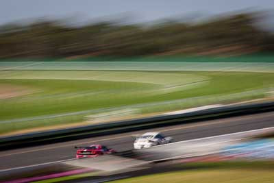 51;54;30-March-2014;51;54;AGT;Amac-Motorsport;Andrew-MacPherson;Australia;Australian-GT-Championship;Donut-King;Grand-Tourer;Lotus-Exige-Cup-R;Mark-OConnor;Porsche-997-GT3-Cup-S;Sandown-Raceway;Shannons-Nationals;Tony-Alford;Victoria;motion-blur;telephoto