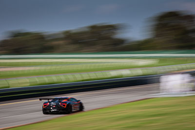 48;30-March-2014;48;AGT;Australia;Australian-GT-Championship;Grand-Tourer;Interlloy-M-Motorsport;Justin-McMillan;Lamborghini-Gallardo-FL-II;Sandown-Raceway;Shannons-Nationals;Steven-Richards;Victoria;motion-blur;telephoto