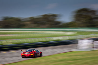 29;29;30-March-2014;AGT;Australia;Australian-GT-Championship;Ferrari-458-Italia-GT3;Grand-Tourer;Jim-Manolios;Ryan-Millier;Sandown-Raceway;Shannons-Nationals;Topshot;Trofeo-MotorsportPirelli;Victoria;motion-blur;telephoto