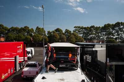 48;30-March-2014;48;AGT;Australia;Australian-GT-Championship;Grand-Tourer;Interlloy-M-Motorsport;Justin-McMillan;Lamborghini-Gallardo-FL-II;Sandown-Raceway;Shannons-Nationals;Steven-Richards;Victoria;atmosphere;wide-angle