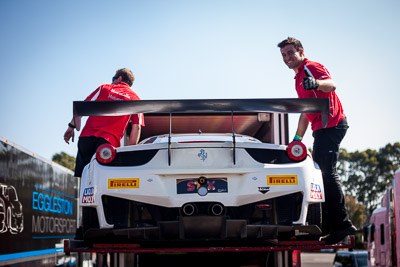 88;30-March-2014;50mm;88;AGT;Australia;Australian-GT-Championship;Ferrari-458-Italia-GT3;Grand-Tourer;IL-Bello-Rosso-Maranello-Motorsport;John-Bowe;Maranello-Motorsport;Peter-Edwards;Sandown-Raceway;Shannons-Nationals;Victoria;atmosphere