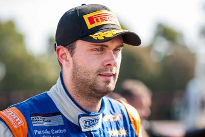 30-March-2014;Australia;Fraser-Ross;Porsche-GT3-Cup-Challenge;Sandown-Raceway;Shannons-Nationals;Victoria;portrait;telephoto