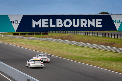 51;80;24-November-2018;51;80;Andrew-MacPherson;Australia;B-Class;Barry-Tanton;Brad-Shiels;GT-Class;Island-Magic;Phillip-Island;Porsche-997-GT3-Cup;Rod-Dawson;Sports-Cars;Victoria;auto;motorsport;racing;telephoto