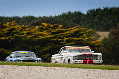 22;22;24-November-2018;Australia;Bill-Trengrove;Ford-Falcon-Rallye-Sprint;Historic-Touring-Cars;Island-Magic;Phillip-Island;Victoria;auto;motorsport;racing;super-telephoto