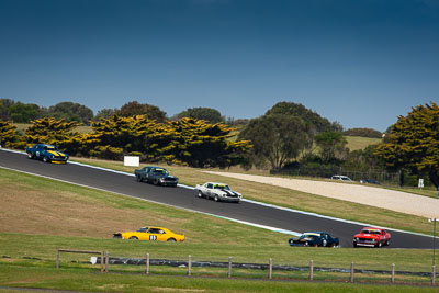 45;47;65;68;7;97;24-November-2018;45;47;65;68;7;97;Aldo-De-Paoli;Australia;Chevrolet-Camaro;Darren-Collins;Darren-Pearce;Darryl-Hansen;Dean-Neville;Ford-Mustang;Historic-Touring-Cars;Island-Magic;John-Mann;Phillip-Island;Victoria;auto;motorsport;racing;super-telephoto
