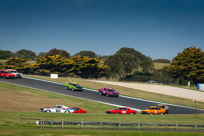 64;67;72;24-November-2018;64;67;72;Andy-Clempson;Australia;Brent-Trengrove;Chevrolet-Camaro;Craig-Allan;Ford-Mustang;Historic-Touring-Cars;Holden-Torana-GTR-XU‒1;Island-Magic;Phillip-Island;Victoria;auto;motorsport;racing;super-telephoto