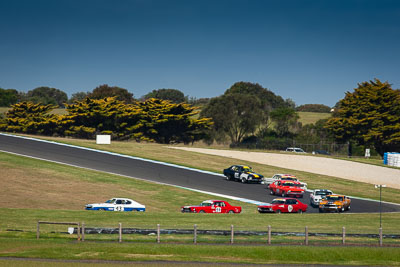 14;43;50;14;24-November-2018;43;50;Alexander-Bland;Australia;David-Moran;Ford-Capri;Ford-Mustang;Historic-Touring-Cars;Holden-Torana-GTR-XU;Island-Magic;Phillip-Island;Stephen-Pillekers;Victoria;auto;motorsport;racing;super-telephoto