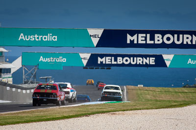 49;72;24-November-2018;49;72;Andy-Clempson;Australia;Daniel-Van-Stokrom;Ford-Mustang;Historic-Touring-Cars;Holden-Torana-GTR-XU‒1;Island-Magic;Phillip-Island;Victoria;auto;motorsport;racing;super-telephoto