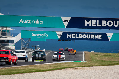 43;60;24-November-2018;43;60;Alexander-Bland;Australia;Ford-Capri;Ford-Mustang;Historic-Touring-Cars;Island-Magic;Phillip-Island;Shane-Attwell;Victoria;auto;motorsport;racing;super-telephoto