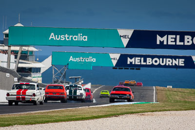 22;22;24-November-2018;Australia;Bill-Trengrove;Ford-Falcon-Rallye-Sprint;Historic-Touring-Cars;Island-Magic;Phillip-Island;Victoria;auto;motorsport;racing;super-telephoto