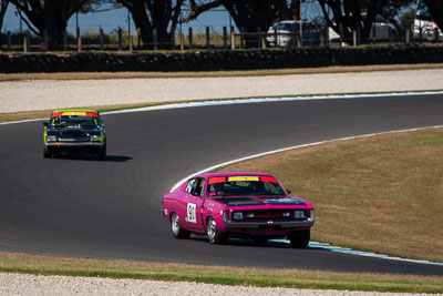 90;24-November-2018;90;Australia;Historic-Touring-Cars;Island-Magic;John-Burke;Phillip-Island;Valiant-Charger-RT;Victoria;auto;motorsport;racing;super-telephoto