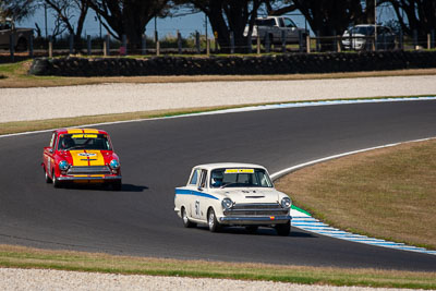 57;24-November-2018;57;Australia;Ford-Cortina;Historic-Touring-Cars;Island-Magic;Phillip-Island;Simon-Browning;Victoria;auto;motorsport;racing;super-telephoto