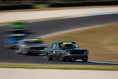 45;24-November-2018;45;Australia;Darryl-Hansen;Ford-Mustang;Historic-Touring-Cars;Island-Magic;Phillip-Island;Victoria;auto;motorsport;racing;super-telephoto