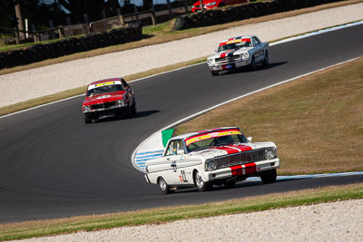 22;22;24-November-2018;Australia;Bill-Trengrove;Ford-Falcon-Rallye-Sprint;Historic-Touring-Cars;Island-Magic;Phillip-Island;Victoria;auto;motorsport;racing;super-telephoto