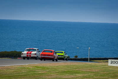 22;55;22;25-November-2018;55;Australia;Bill-Trengrove;Ford-Capri-GT;Ford-Falcon-Rallye-Sprint;Historic-Touring-Cars;Island-Magic;Phillip-Island;Tony-Gilfuis;Victoria;auto;motorsport;racing;super-telephoto