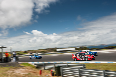 94;25-November-2018;94;Australia;Improved-Production;Island-Magic;Keven-Stoopman;Mitsubishi-Lancer-Evolution-VII;Phillip-Island;Victoria;auto;motorsport;racing;sky;wide-angle