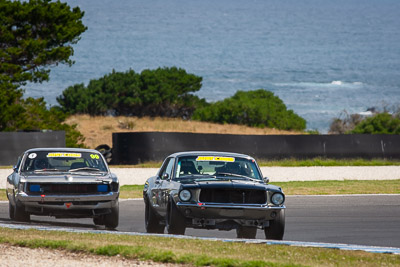 45;25-November-2018;45;Australia;Darryl-Hansen;Ford-Mustang;Historic-Touring-Cars;Island-Magic;Phillip-Island;Victoria;auto;motorsport;racing;super-telephoto