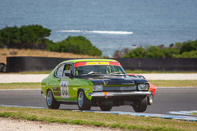 80;25-November-2018;80;Australia;Ford-Capri;Historic-Touring-Cars;Island-Magic;Phillip-Island;Stephen-Land;Victoria;auto;motorsport;racing;super-telephoto