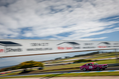 90;25-November-2018;90;Australia;Historic-Touring-Cars;Island-Magic;John-Burke;Phillip-Island;Valiant-Charger-RT;Victoria;auto;motorsport;racing;sky;wide-angle