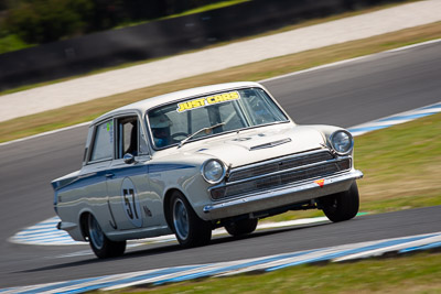 57;25-November-2018;57;Australia;Ford-Cortina;Historic-Touring-Cars;Island-Magic;Phillip-Island;Simon-Browning;Victoria;auto;motorsport;racing;super-telephoto