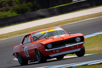 47;25-November-2018;47;Aldo-De-Paoli;Australia;Chevrolet-Camaro;Historic-Touring-Cars;Island-Magic;Phillip-Island;Victoria;auto;motorsport;racing;super-telephoto