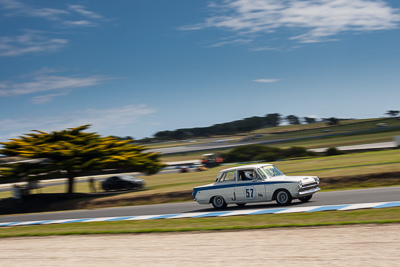 57;25-November-2018;57;Australia;Ford-Cortina;Historic-Touring-Cars;Island-Magic;Phillip-Island;Simon-Browning;Victoria;auto;motorsport;racing