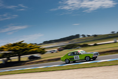 80;25-November-2018;80;Australia;Ford-Capri;Historic-Touring-Cars;Island-Magic;Phillip-Island;Stephen-Land;Victoria;auto;motorsport;racing